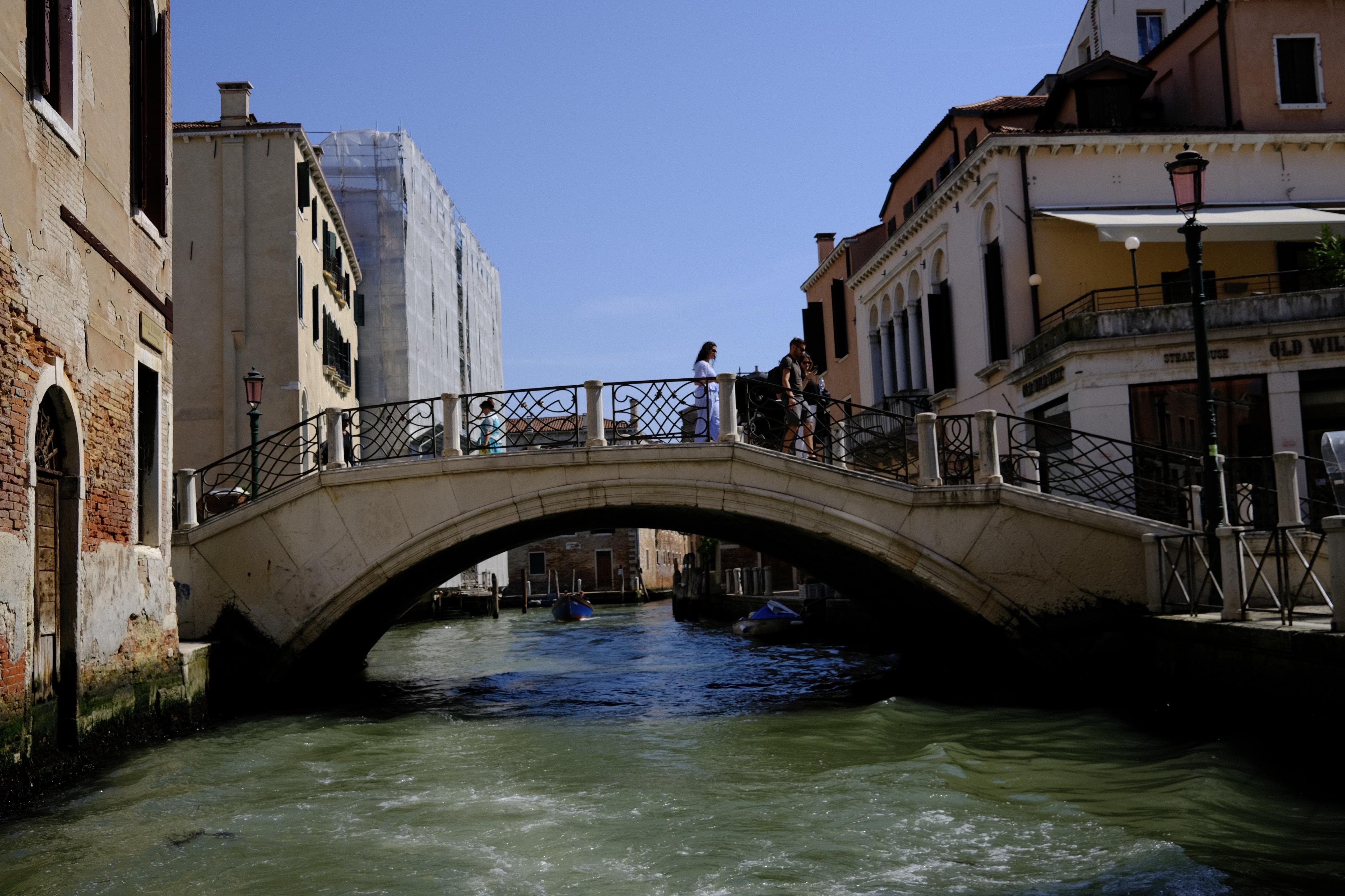 Under bridge canal